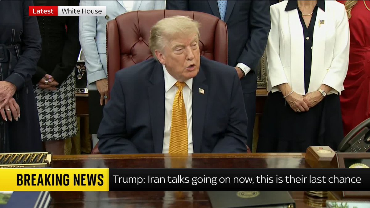 Donald Trump says he thinks that Andy Burnham will "open up" the North Sea for oil drilling and that he is "very impressed" by the UK's new prime minister. 📺 Sky 501, Virgin 602, Freeview 233 and YouTube