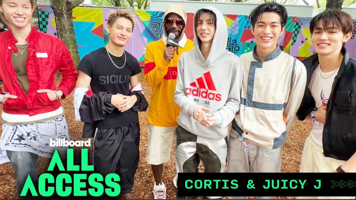 .CORTIS and juicy j linked up in the studio and on stage at #Lollapalooza 🔥 Billboard chats with the group and rapper/producer backstage at the fest and get a closer look at their major performance in Billboard All Access.