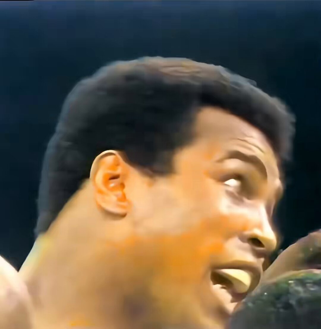 The third fight of the triller in Manila of Mohammad Ali vs Joe Frazier. #Boxing
