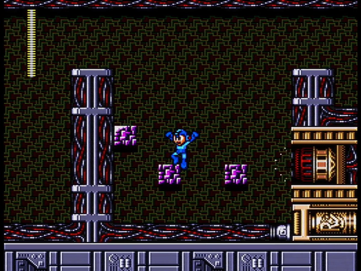 Two steps forward, two steps back. Rockman Mega World (The Wily Wars) 1994 [Sega Mega Drive] "Magnet Man" - Kinuyo Yamashita Original by Yasuaki Fujita