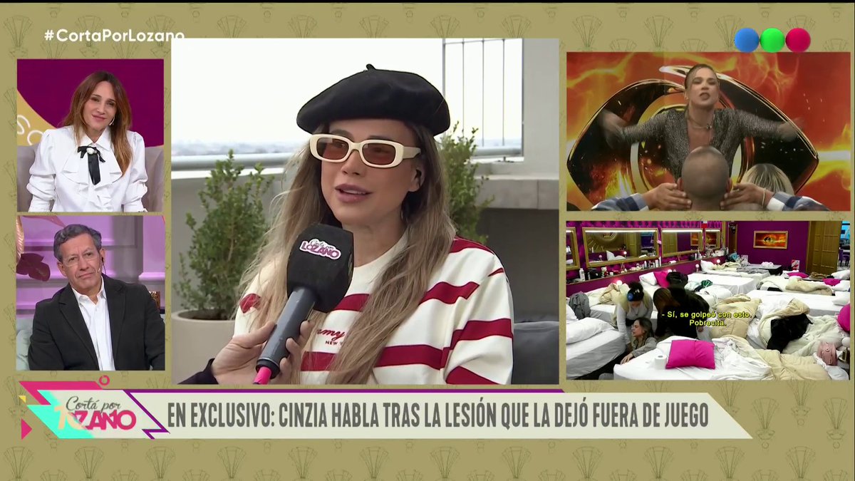 🗣️​​ Cinzia habla tras su lesión que la dejó fuera de #GranHermano: “no merecía este final” 📺Mirá #CortaPorLozano ahora en Telefe