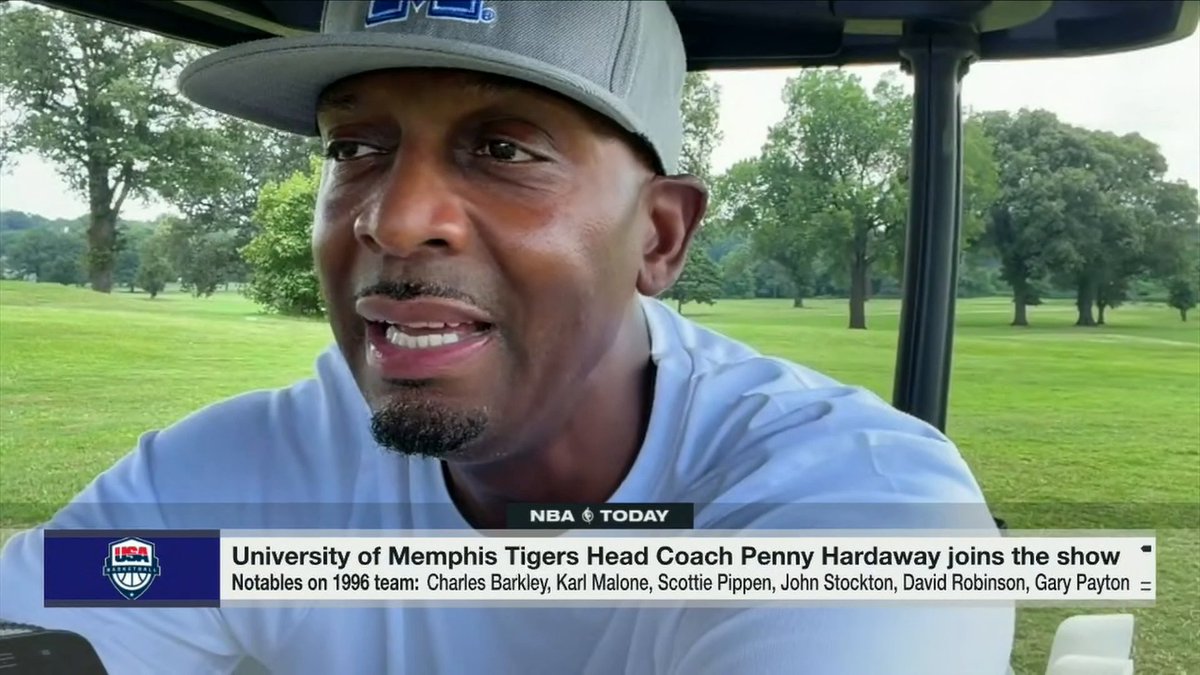 "It's about sacrifice and domination with us." Penny Hardaway on what it took for the 1996 USA men's Olympic team to win gold 🥇🇺🇸
