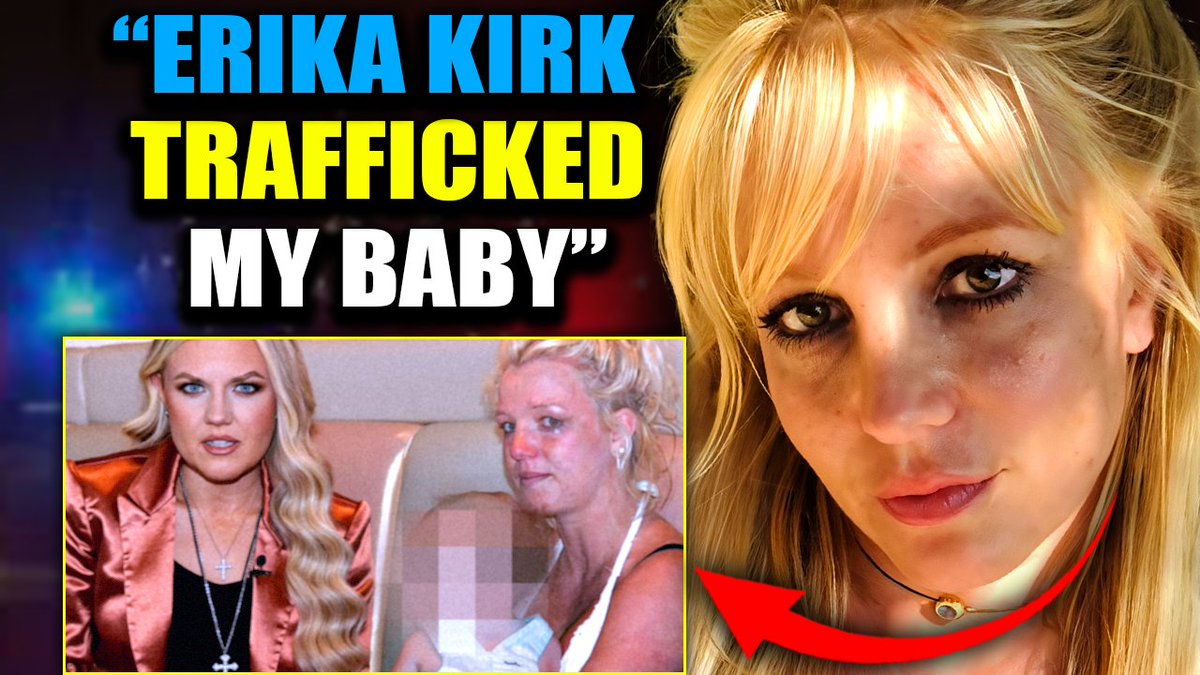 Britney Spears Reveals 'Demonic' Erika Kirk Trafficked Disney Child Stars to Jeffrey Epstein Britney Spears revealed that Erika Kirk was the one delivering Disney child stars to Epstein's Zorro Ranch. Britney said if there's any justice left in this world, Erika Kirk would be in a cell next to Ghislaine Maxwell right now. Because Erika didn't just traffic Disney kids. She trafficked one of Britney's own babies into Epstein's network.