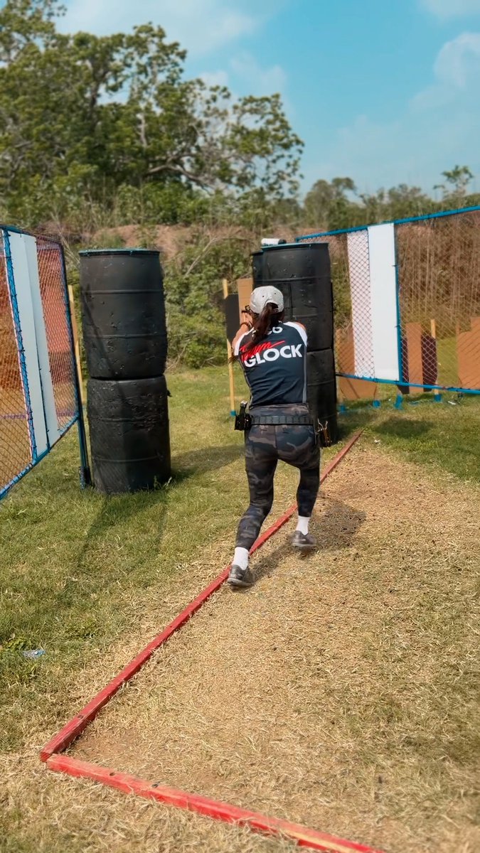 Celebrate National Shooting Sports Month on the range! Team GLOCK's @thyngoshooting flew through this USPSA stage with her Gen6 pistol.