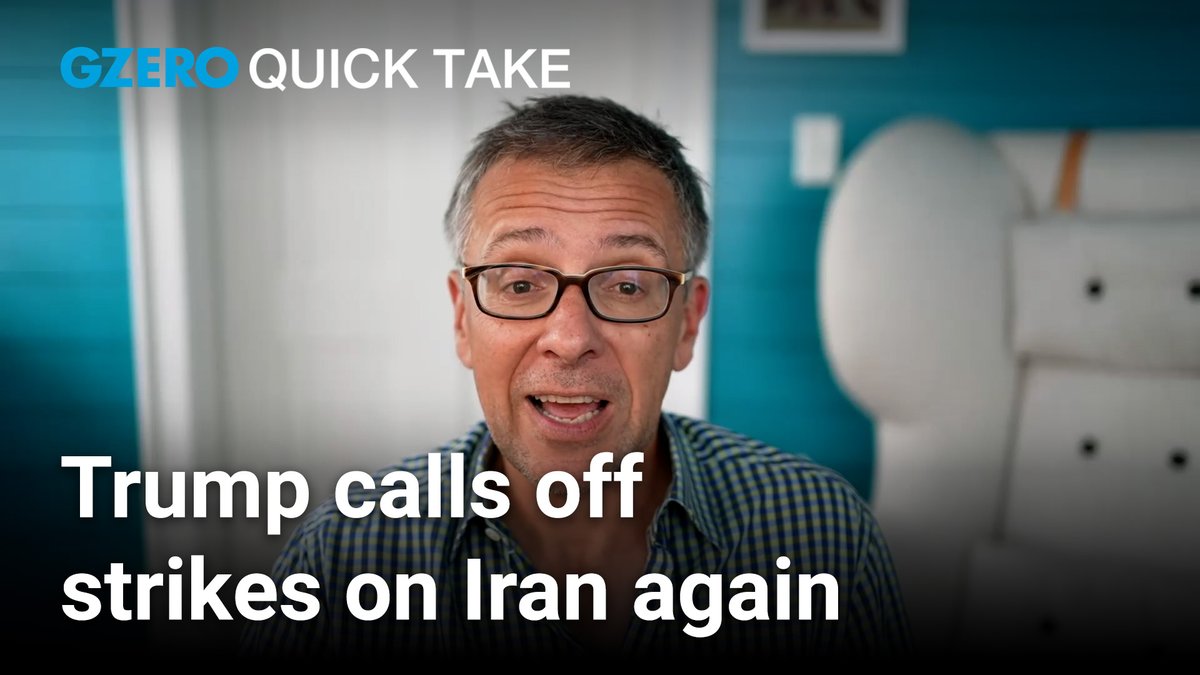 trump doesn’t want to escalate. iran knows it. the single biggest source of leverage tehran has right now. GZERO Media