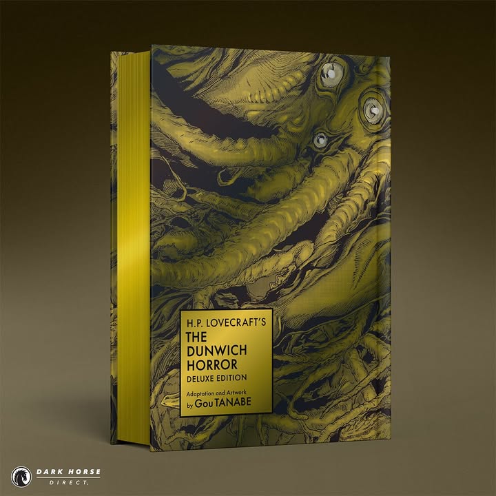 FIRST LOOK 🚨: H.P. Lovecraft's The Dunwich Horror Deluxe Edition releases on November 3rd! Pre-order your copy: By 田辺剛 #DHManga
