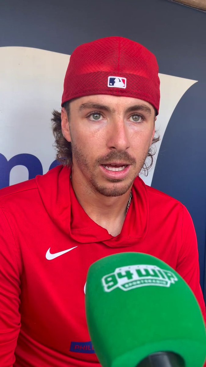 Bryson Stott on Phillies players moving positions after the acquisition of Luis Arráez: "It should be not lost that our superstar first baseman and two-time MVP is willing to move...We all want to win the World Series, so if this is the move to do it we're gonna do it." (via Dave Uram)