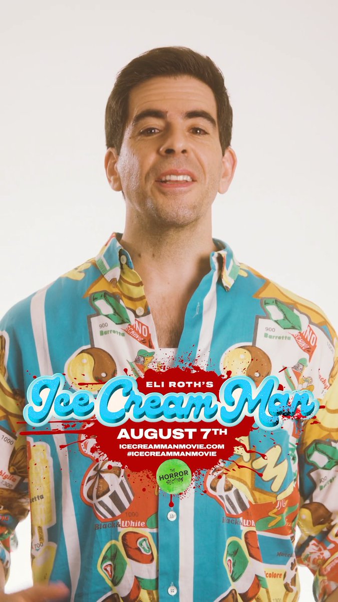 🔗: Get ready for a twisted treat at the movies. 🍦🩸🔪 From Eli Roth, ICE CREAM MAN arrives in AMC Theatres 8/7.