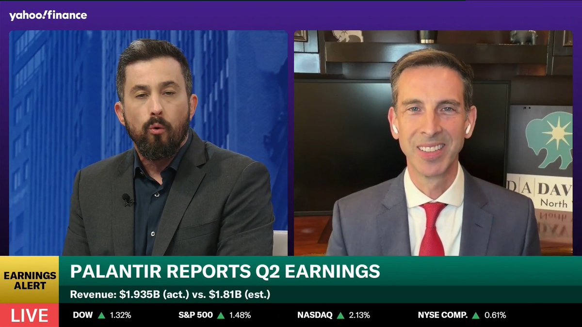 "Palantir is the best technology company. It might be the best company that's publicly traded," D.A. Davidson's Gil Luria says on $PLTR earnings.