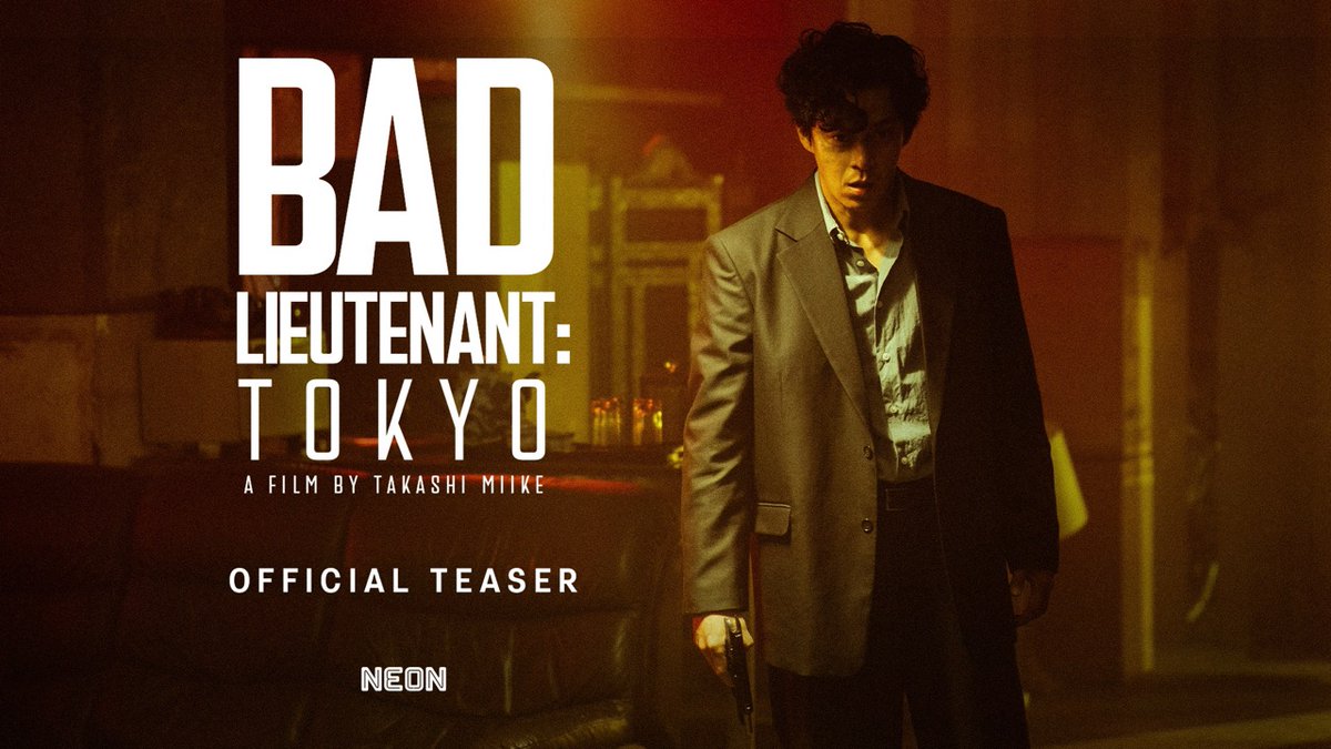 Witness the next chapter. BAD LIEUTENANT: TOKYO, from filmmaker Takashi Miike, stars Shun Oguri, Lily James, and Liv Morgan. Coming soon.
