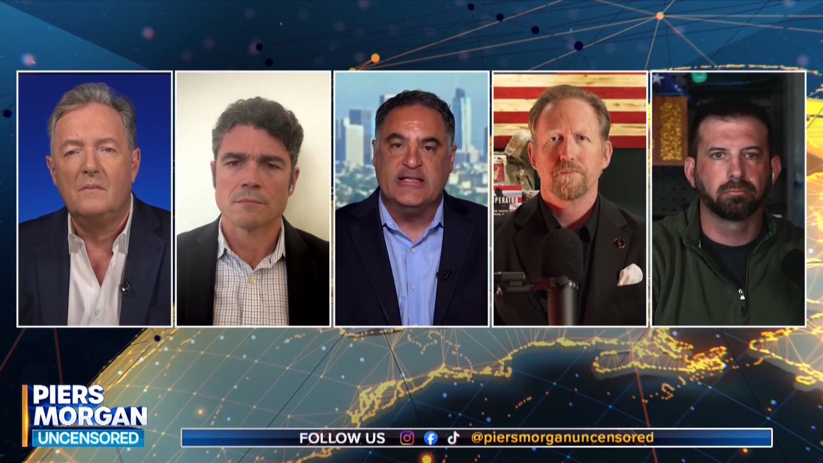 "Who deserves more blame? The slaves or the slaveholders?" Cenk Uygur tells Piers Morgan why Israel is 'demonstrably worse than Hamas'. "Why are we helping these Nazis?!" Watch more 👇 📺 Piers Morgan | @CenkUygur