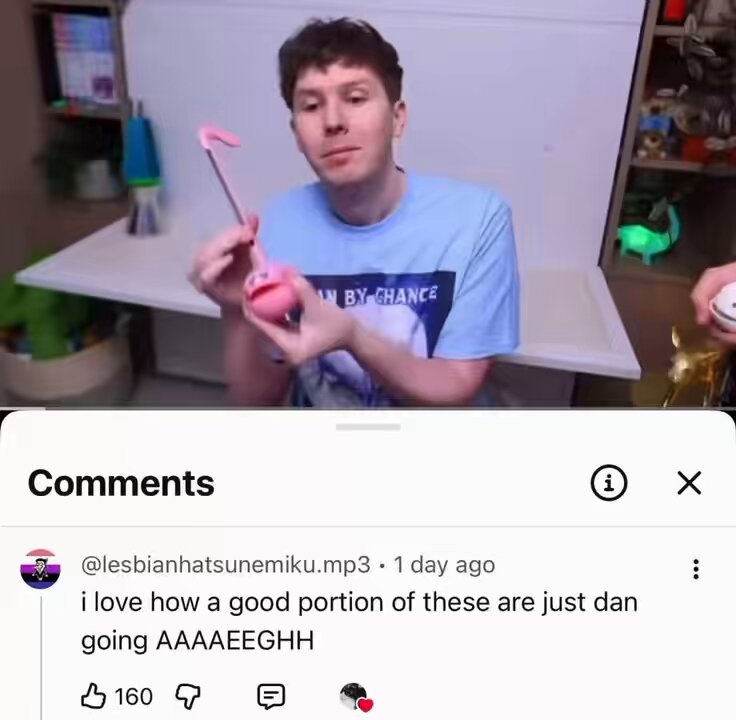 he’s gay he’s loud af he’s like a friend im happy about he is dan howell