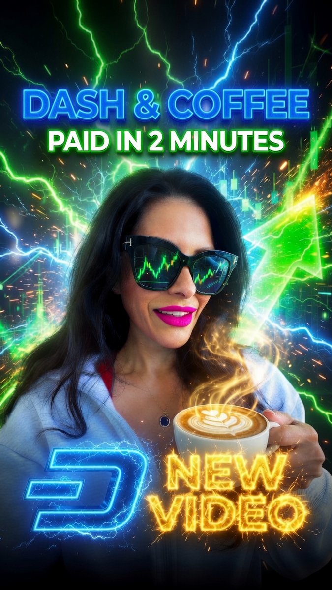 Just paid for my coffee with $DASH in under 2 minutes. 🔹Swapped Dash → bitcoin:native inside the wallet 🔹Sent it to Wallet of Satoshi Lightning payment hit instantly 🔹No exchanges. No waiting. No complicated steps. 🔹This is what real crypto utility looks like. 🔹Dash still one of the most usable coins for everyday spending. Who’s actually using their crypto this week? Drop a ☕ if you’ve paid for something real with it lately. Sponsored by Dash $BTC