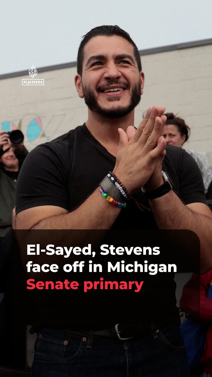 Voters in the US state of Michigan will cast ballots Tuesday in a Democratic Senate primary between progressive Abdul El-Sayed and Rep. Haley Stevens that could reshape the party and the influence of pro-Israel lobbying groups.