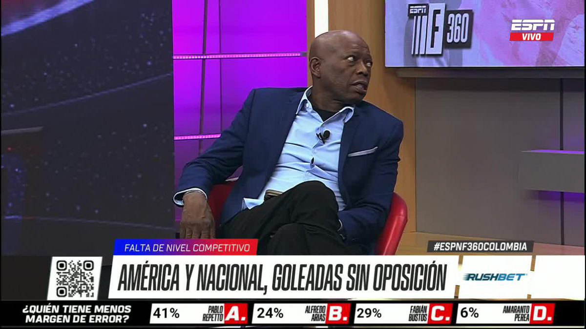 ¿QUÉ PASA CON EL NIVEL DEL FÚTBOL COLOMBIANO? "El torneo colombiano cada vez es más regular" Faustino Asprilla ▶️ Mira #ESPNF360COLOMBIA en el Plan Premium de #DisneyPlus