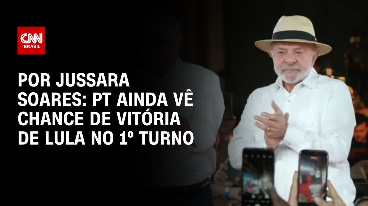 PT ainda vê chance de vitória no 1º turno; assista #CNNPrimeTime