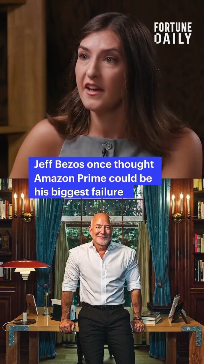 Jeff Bezos once thought Amazon Prime could be his biggest failure. In the debut episode of #FortuneDaily, Ellie Austin sits down with Kristin Stoller to discuss her exclusive interview with Bezos.