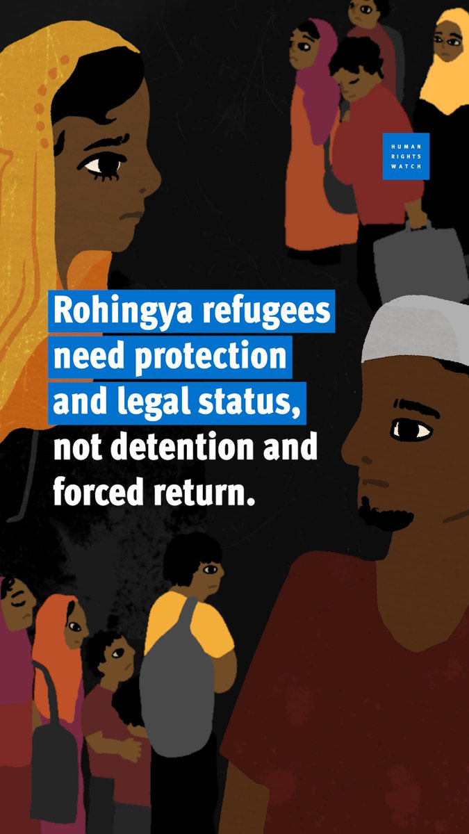 Malaysia has for many years hosted refugees from Myanmar who have fled oppression and atrocities by the Myanmar military. But the Malaysian government recently announced the planned return of 5,000 Rohingya to Myanmar, where they face persecution and violence. New from HRW: