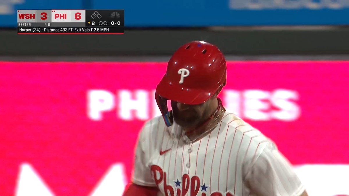 Bryce Harper. Dead center. No doubter.