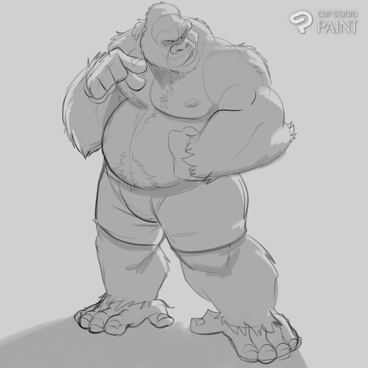 We out here 'rilla sketchin 🦍