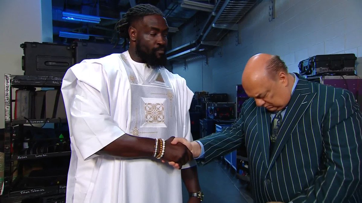 👀 👀 👀 Paul Heyman | Oba Femi wwe