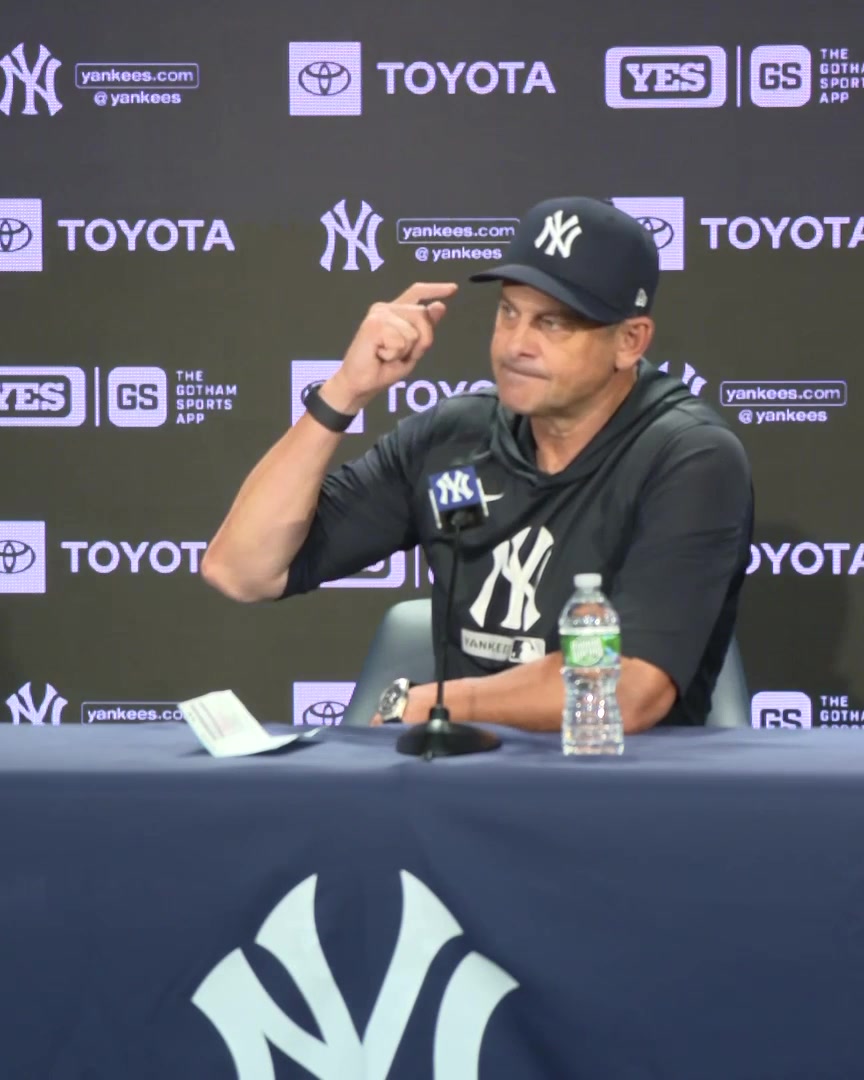 Aaron Boone is "excited" about the Yankees' trade results and the possibility of becoming a "deeper" and "stronger" roster: