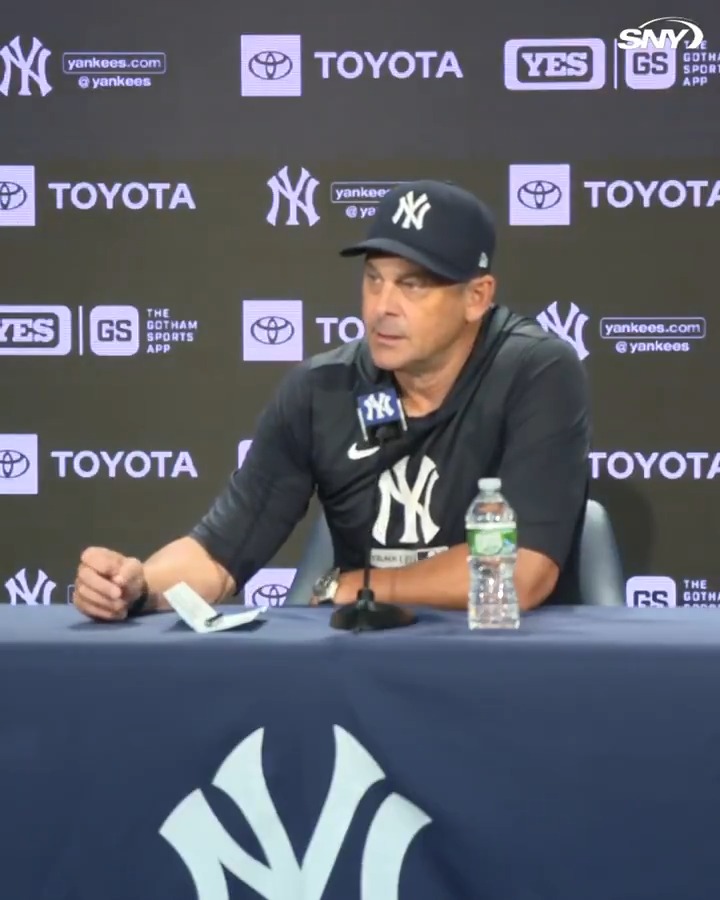 "I think it's really important to acknowledge how important they've been in helping us prevent runs... we also know what Austin is capable of offensively" Aaron Boone talks about the Yankees not signing a catcher and Austin Wells' performance tonight