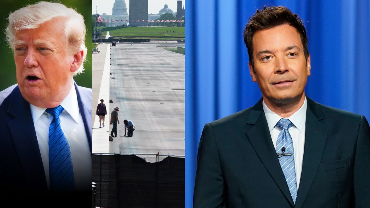 We might be asking too much of Trump to reopen the Strait of Hormuz when he can’t even reopen the pool in his backyard. #FallonTonight