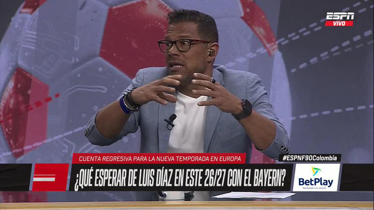 ¿Qué se espera de Luis Díaz en una nueva temporada con el Bayern? "Que CAPITALICE lo que aprendió en Champions porque el Bayern CAMINA el torneo local" Oscar Cordoba 001 ▶️ No te pierdas #ESPNF90Colombia en el Plan Premium de #DisneyPlus