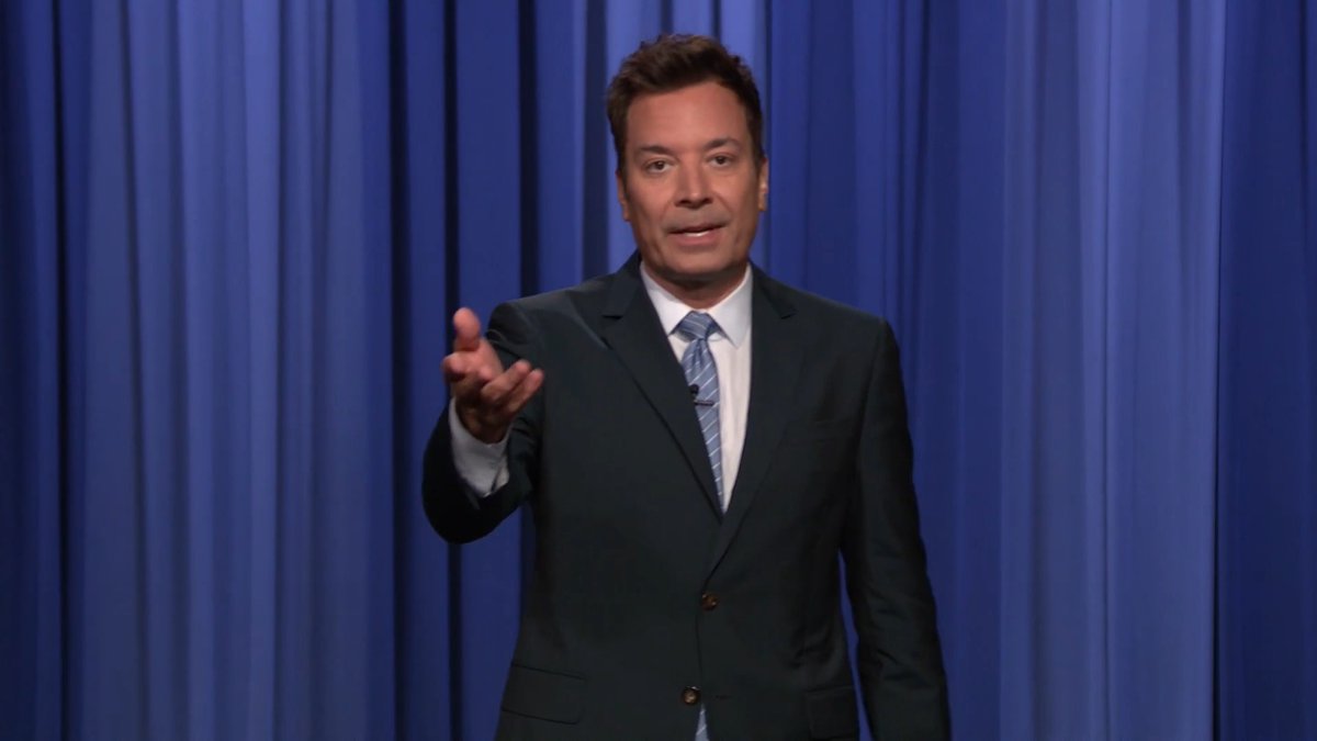 Trump announced that he called off strikes on Iran because “the perimeters of a deal had been agreed to.” A couple months ago, he had the “outline” of a deal, and before that, he had the “framework” of a deal. It seems like the real news is he has a thesaurus. #FallonTonight
