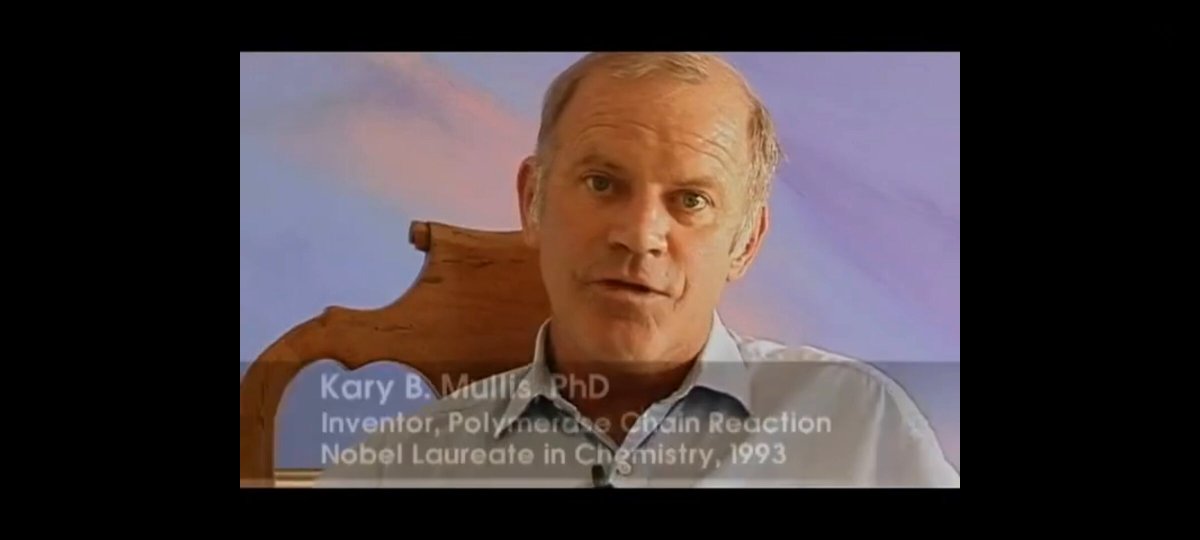 Dr. KARY MULLIS Inventor of the PCR test who died suddenly, unexpectedly &amp; conveniently in 2019 ahead of his test being used to justify a Pandemic. Here he is advising us to GO BACK and looks at HIV &amp; AIDS And you know what, somebody should.