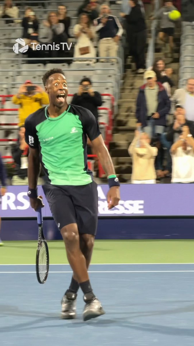 Gael Monfils. 🔥 That was ACE. 🏌️‍♂️ #OBN26