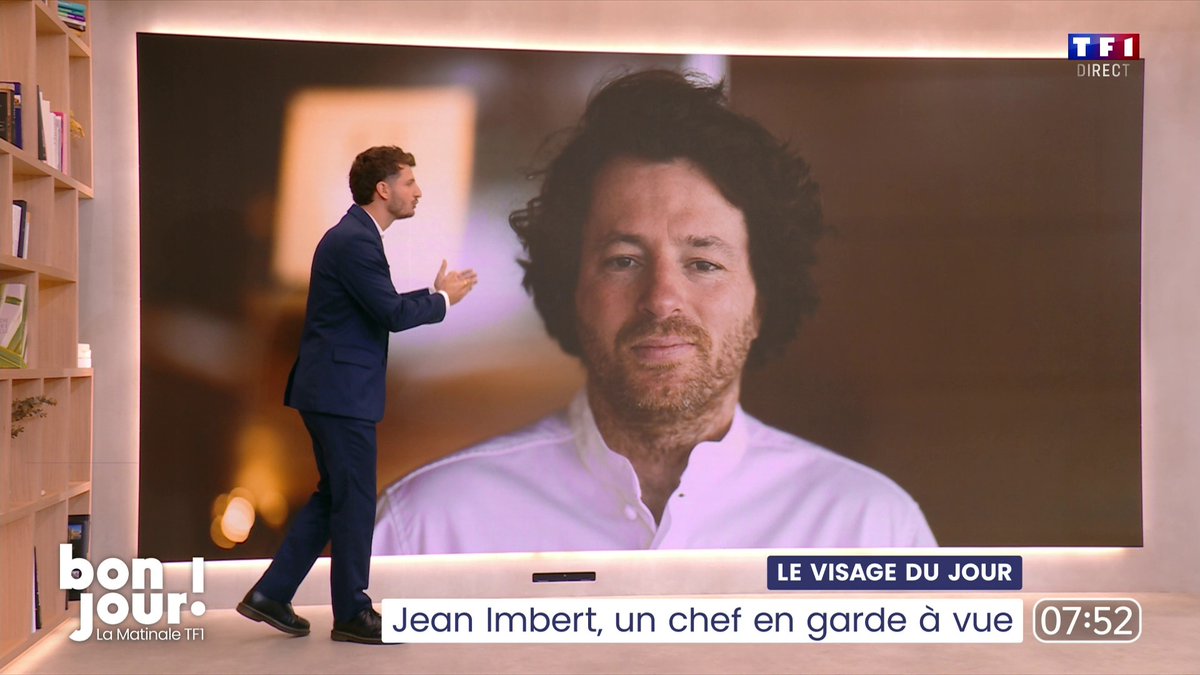 🔴 Jean Imbert, un chef en garde à vue 📺 "Le Visage du Jour" de Adrien Portron dans #BonjourLaMatinaleTF1 présentée par Maud Descamps