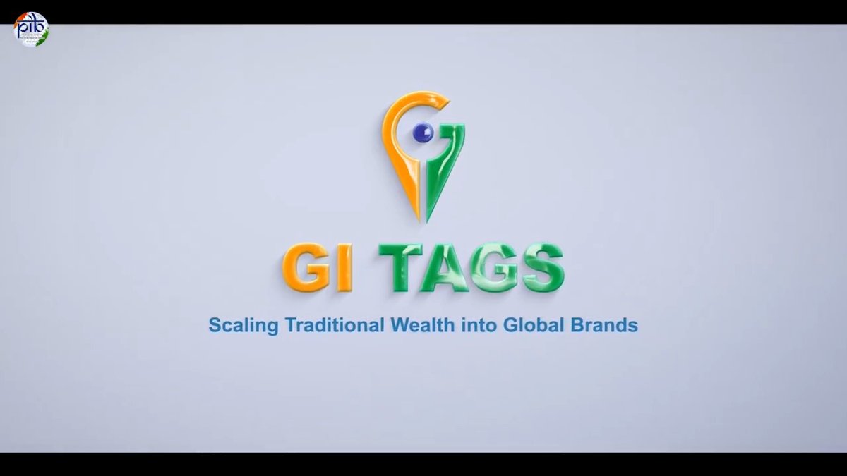 GI Tags: Scaling Traditional Wealth into Global Brands 💠Geographical Indication (#GI) tags have emerged as a powerful tool for protecting India's cultural heritage, while creating economic opportunities for local communities. By linking products to their place of origin, GI tags preserve traditional knowledge, prevent misuse, and enhance consumer trust. They help artisans, weavers, farmers, and producer groups secure better market recognition and gain access to premium markets. 💠India's GI ecosystem has expanded significantly over the years, supported by a robust legal framework and growing public awareness. Government initiatives are further strengthening this ecosystem through financial assistance, export promotion, tourism integration, and dedicated marketing platforms. 💠Together, these efforts are transforming GI products into drivers of rural development, cultural preservation, and export-led growth. Read here: Minister of Commerce and Industry