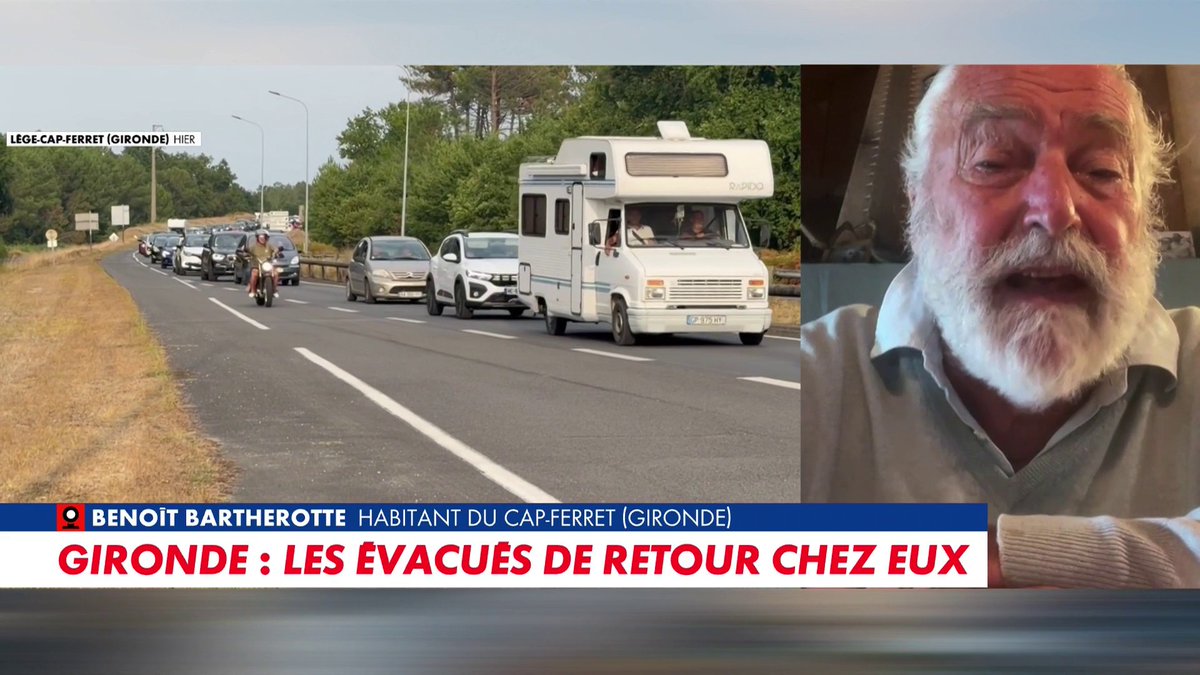 Benoit Bartherotte, habitant du Cap-Ferret : «La prévention des incendies a été faite par des fonctionnaires hors-sol, qui n'ont aucune idée du terrain», dans #HDProsEte Toute l'info est à retrouver sur