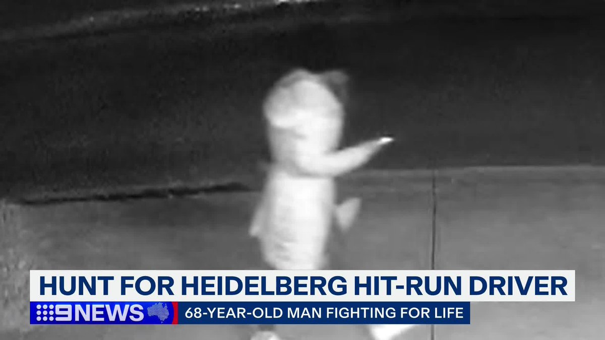 A woman who allegedly mowed down a Melbourne father in his own vehicle is being urged to hand herself in. Investigators have since released footage of the suspect. Gillian Lantouris #9News