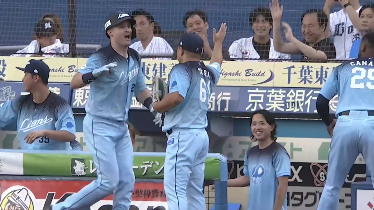 打った瞬間確信の一発！💥 埼玉西武 ネビン 選手の今シーズン第16号先制2ランホームラン！🌈 👇ライブ配信・見逃し配信を見る 👇スマホ・テレビで試合観戦！