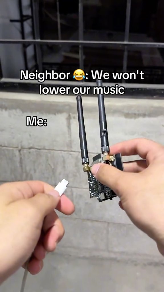 Solution for your neighbors loud music is finally here 😂