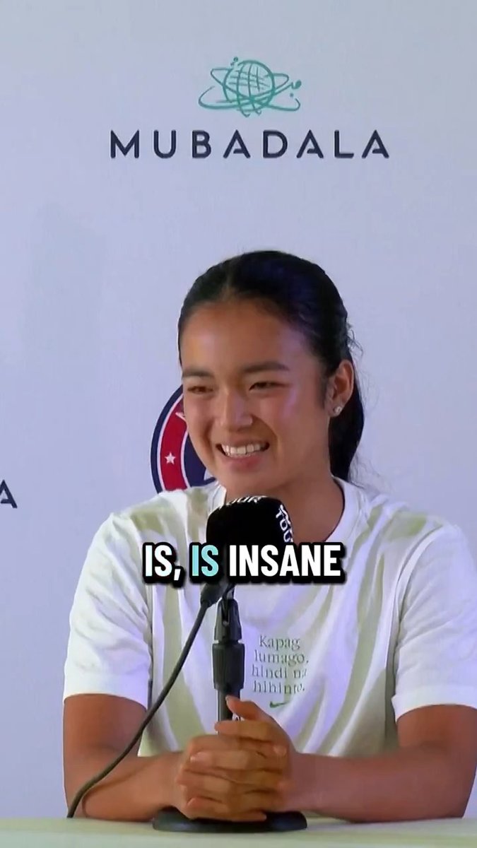 🇵🇭 Philippines' very own Alex Eala. Southeast Asia's first WTA 500 champion.