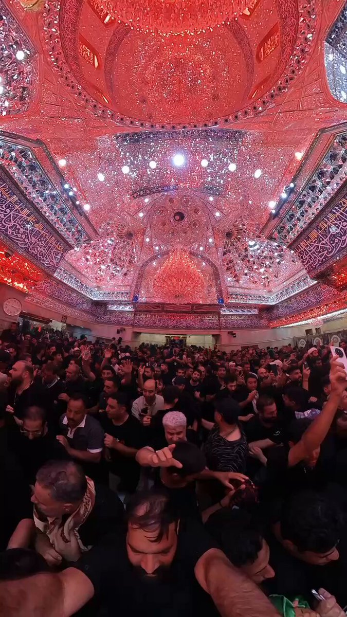 Holy Shrine of Imam Hossain (AS), Karbala, Iraq #Arbaeen‌