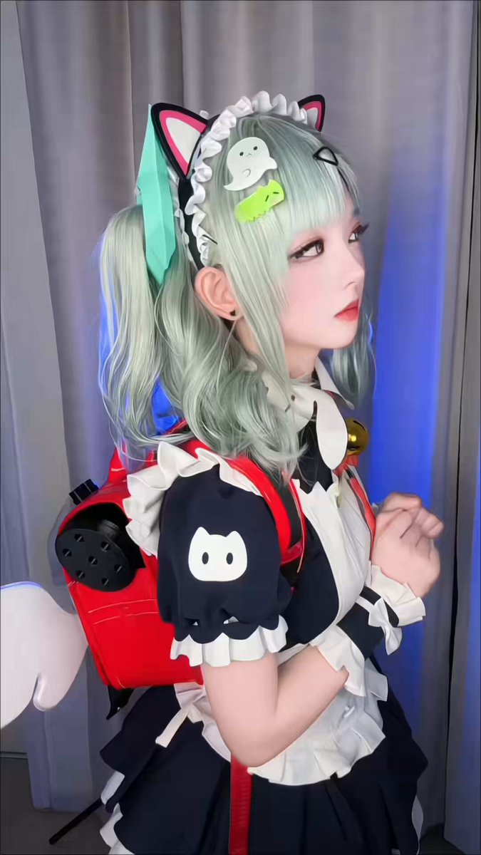 子猫がこっそり練習中… #ゼンゼロ #ゼンゼロ２周年 #千夏 #zzzero #コスプレ