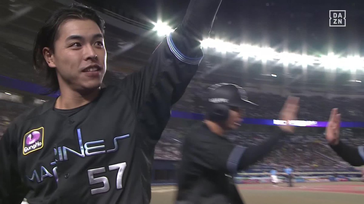 笑顔が咲き乱れる 小川龍成 4年ぶりのアーチ リード広げる値千金ホームラン ⚾️ロッテ×西武 #chibalotte #だったらDAZN