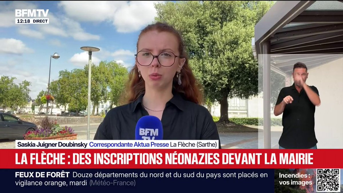 Plusieurs inscriptions antisémites taguées à La Flèche, dans la Sarthe