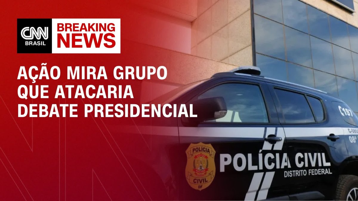 Ação mira grupo que atacaria debate presidencial; assista #CNNNovoDia
