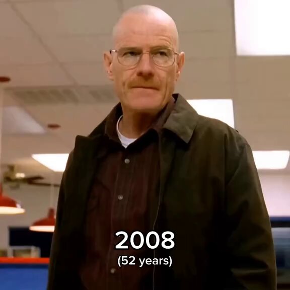 🟤 Breaking Bad oyuncularının eski ve yeni halleri;