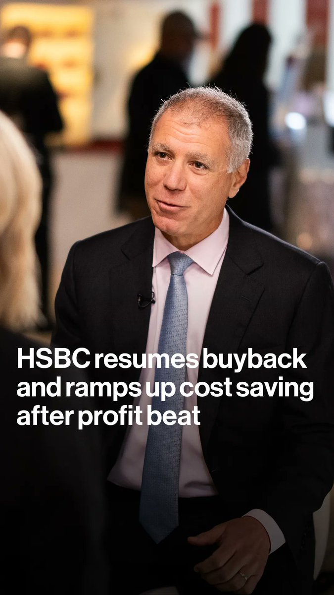 HSBC announced a fresh stock buyback and raised its cost-cutting target after its second-quarter earnings beat estimates. CEO Georges Elhedery tells Francine Lacqua it shows HSBC becoming “the stronger bank we set out to build"