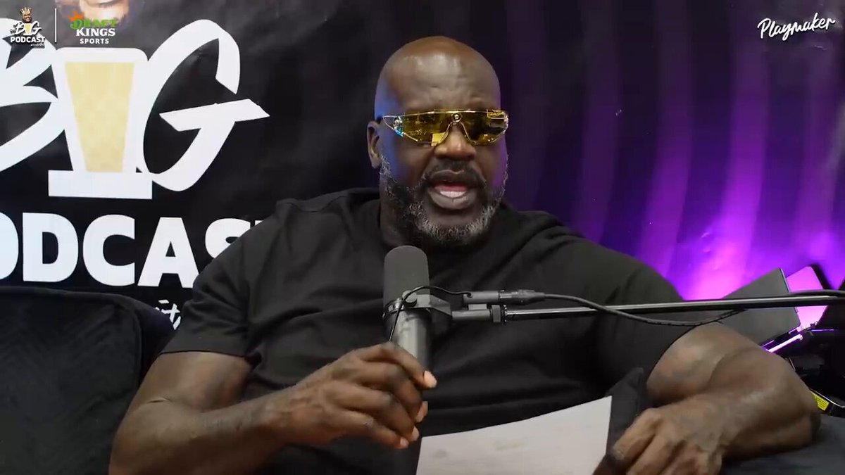 Shaq pitched a "Black vs. White" comedy roast, then Aries Spears admitted he once roasted Dwyane Wade so hard that Shaq made him apologize. Shaq: I want to do a roast called Black and White. Five Black comedians, five white comedians. Think it'd work? Aries Spears: Yeah, if you get the right people. Shaq: What if they start making gorilla or monkey jokes? Aries Spears: Would that bother you? Shaq: Nah. Nothing bothers me. Aries Spears: Then you're good. Aries Spears: I actually roasted Dwyane Wade once. I tweeted, "I don't even know why he showers after games, he's already washed up." Shaq: Man, by the time that got back to him, you probably hurt his feelings. Apologize to that man right now. Aries Spears: D-Wade, you know I love you, bro. Shaq: Has anybody ever tried to fight you over a joke? Aries Spears: You ain't a comedian unless somebody has. Aries Spears: A woman once threw a ketchup bottle at my face during a show. Shaq: What'd you say to make her do that? Aries Spears: She wasn't laughing. If 499 people are laughing and one person isn't, comedians always notice that one person. Aries Spears: So I started roasting her, and she threw the bottle. 😭 Shaq: You one of those dudes who talks crazy, then when somebody hits you you're like, "Why'd you hit me?!" 😂 Aries Spears: I will sue the hell out of you.