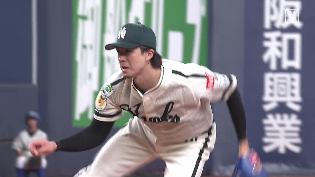 緑色がよく似合う 安定感抜群の投球を披露 上沢直之 7回無失点でゲームメイク ＜本日の成績＞ 回:7 球:95 安:5 振:4 四:1 失:0 ⚾️ソフトバンク×日本ハム #sbhawks #だったらDAZN