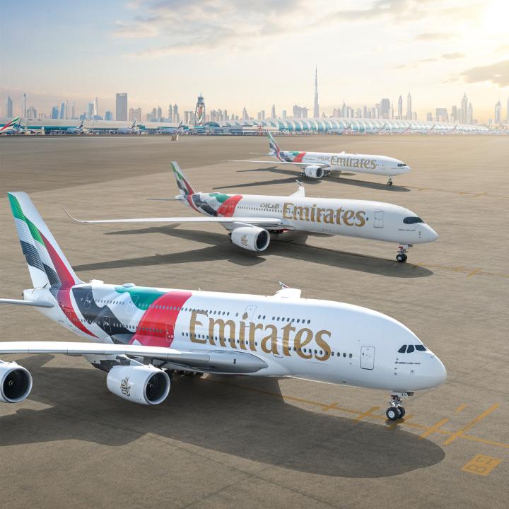 Three aircraft. One flag. ✈️🇦🇪