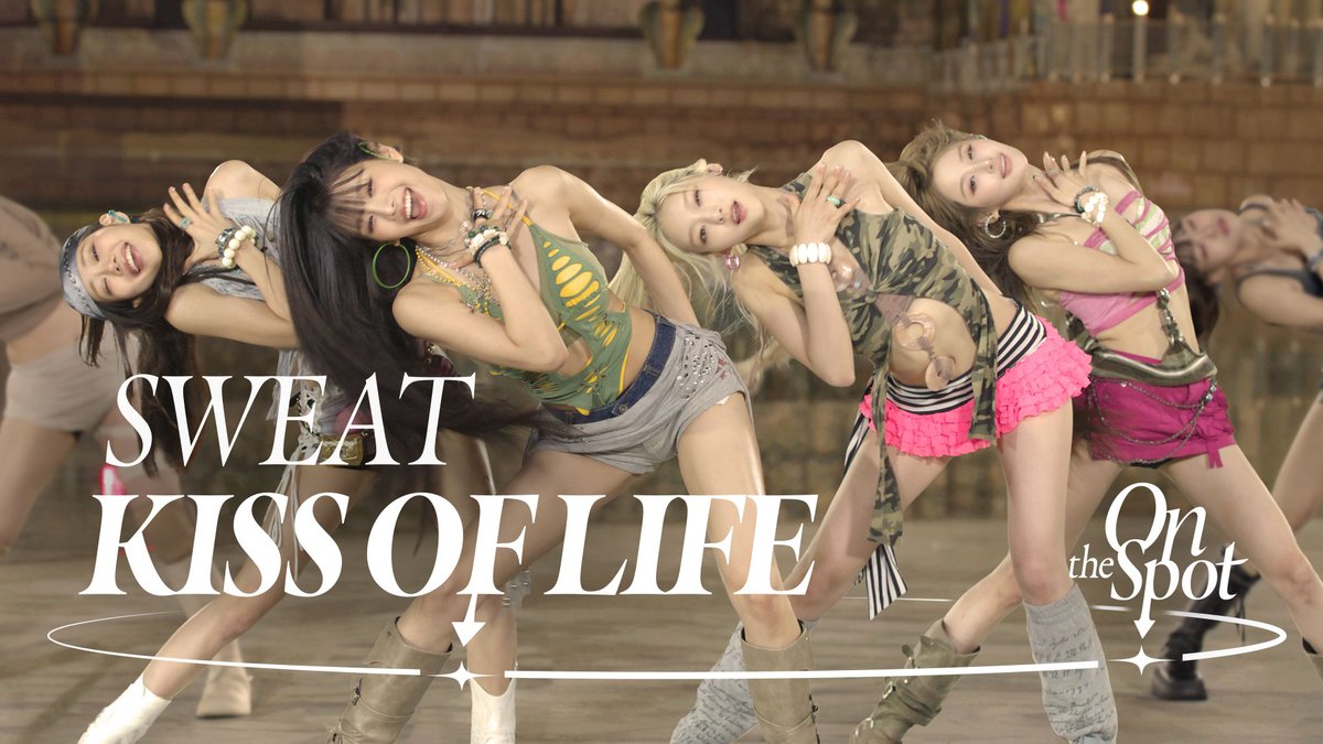 왔다. 나의 서머퀸들 💜 #키스오브라이프 가 나의 여름을 책임져 🌊 #KISSOFLIFE #SWEAT #온더스팟 KISS OF LIFE #On_the_Spot 👉